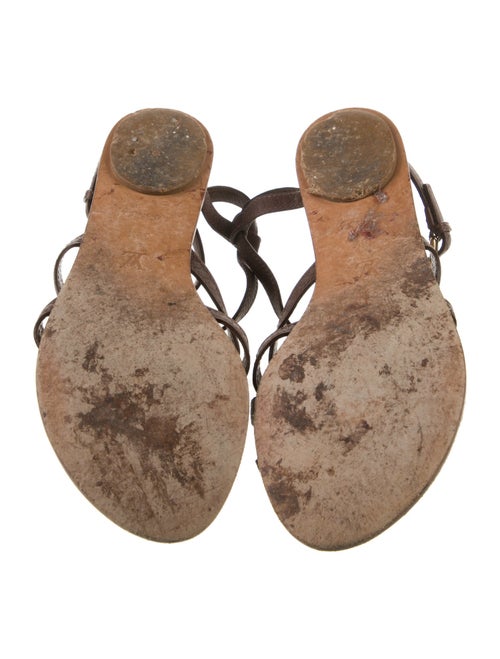 Louis Vuitton Leather Gladiator Sandals