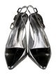 Louis Vuitton LV Monogram Patent Leather Slingback Pumps