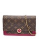 Louis Vuitton LV Monogram Flore Chain Wallet
