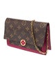 Louis Vuitton LV Monogram Flore Chain Wallet