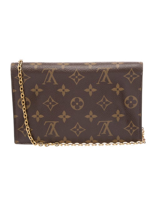 Louis Vuitton LV Monogram Flore Chain Wallet