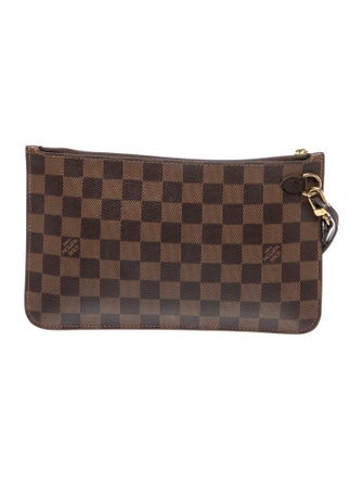 Louis Vuitton Damier Ebene Neverfull Pouch