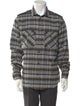 Louis Vuitton 2012 Plaid Print Western Shirt