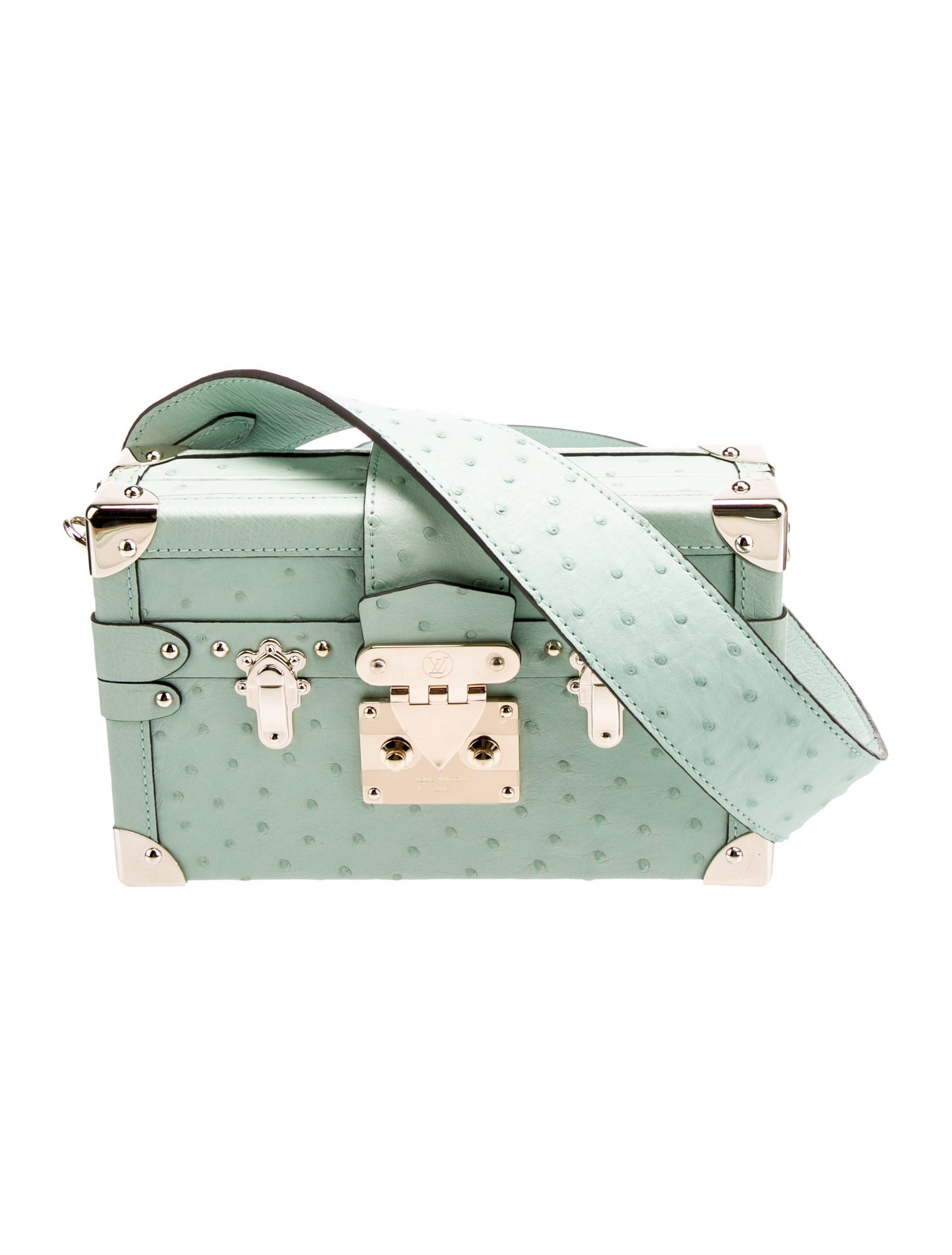 Louis Vuitton Ostrich Petite Malle 2025