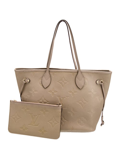 Louis Vuitton LV Monogram Neverfull w/Pouch MM
