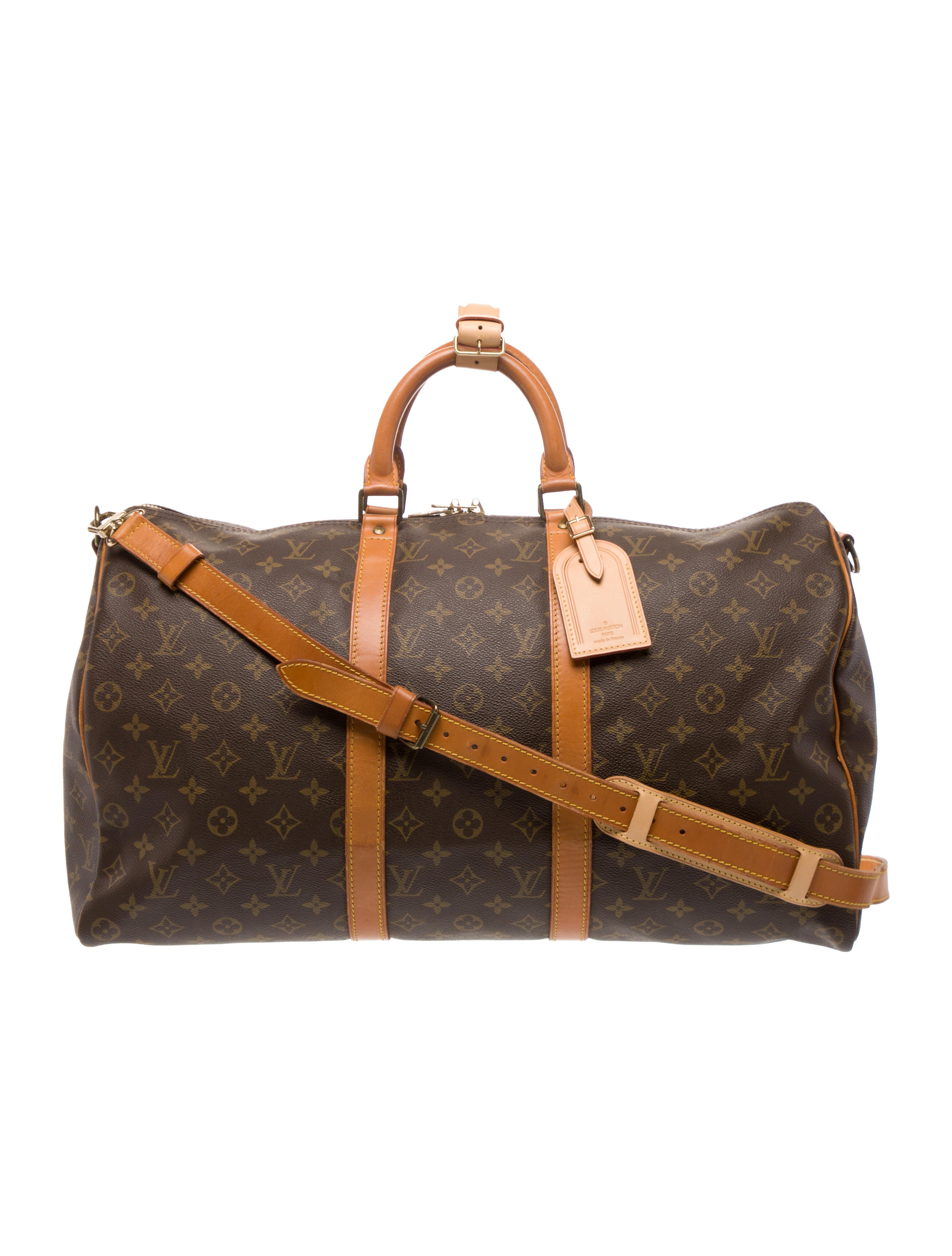 Louis Vuitton LV Monogram Keepall Bandouliere 50 Vintage
