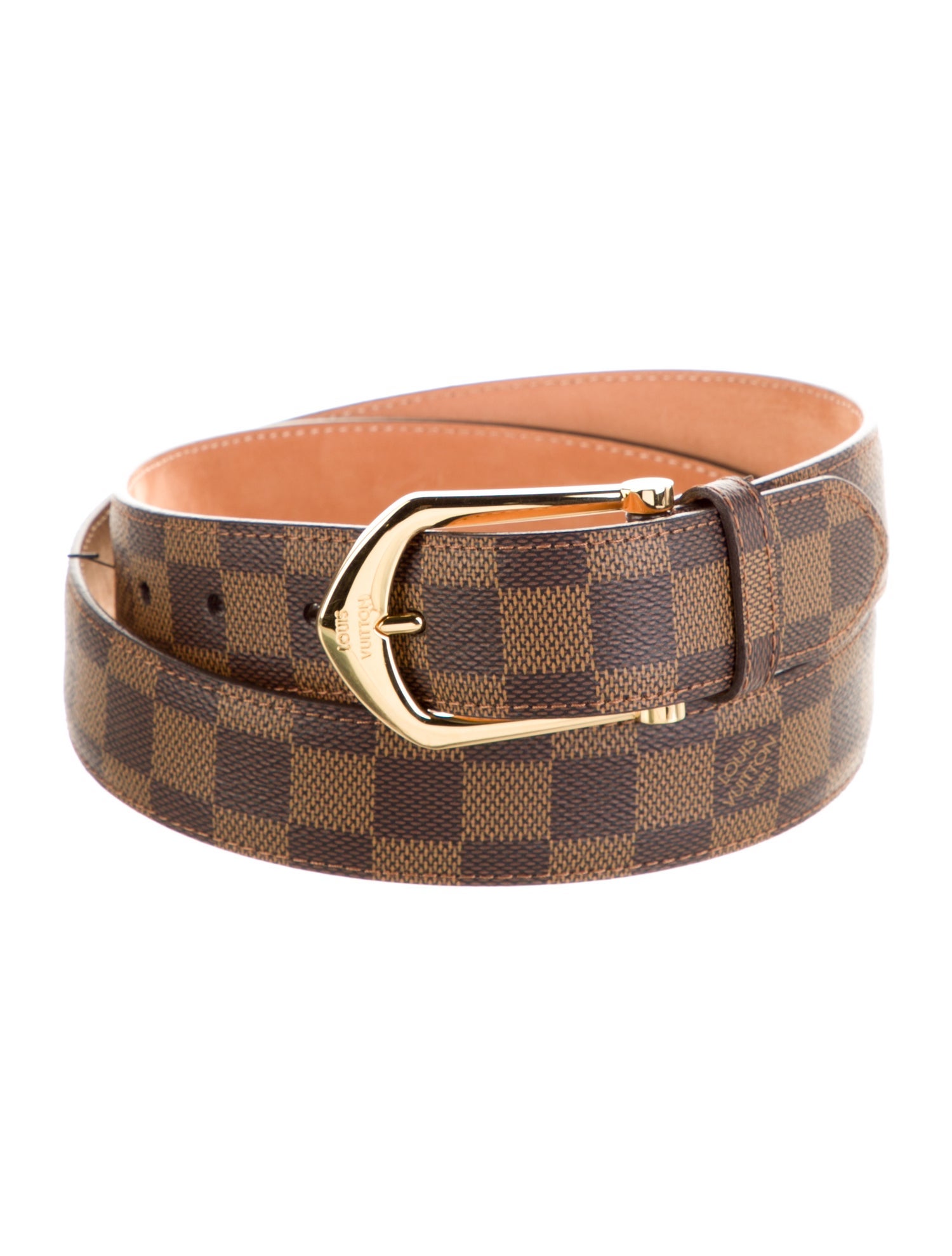 Louis Vuitton 2016 Damier Ebene Ellipse 30MM Waist Belt