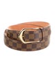Louis Vuitton 2016 Damier Ebene Ellipse 30MM Waist Belt