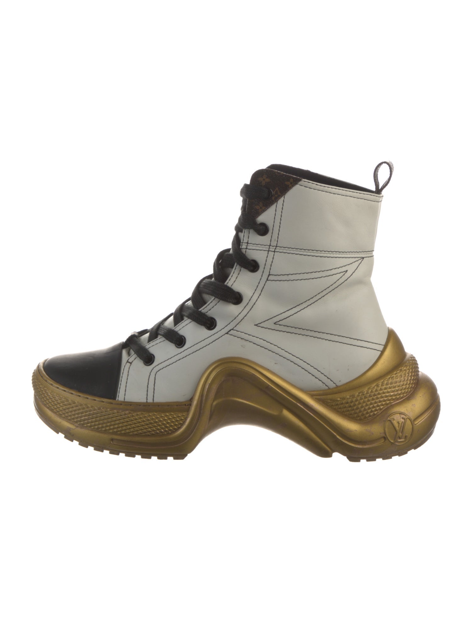 Louis Vuitton LV Monogram Leather Sneakers