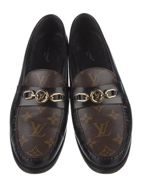Louis Vuitton LV Monogram Leather Loafers