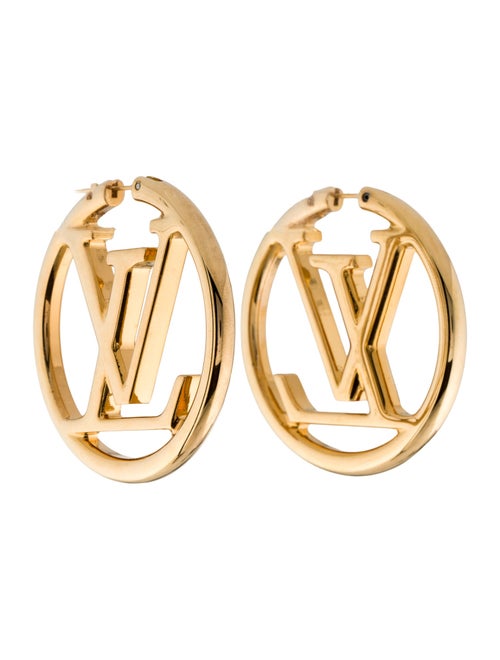 Louis Vuitton Louise Hoop GM Earrings