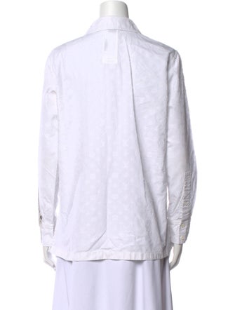 Louis Vuitton 2018 Long Sleeve Button-Up Top