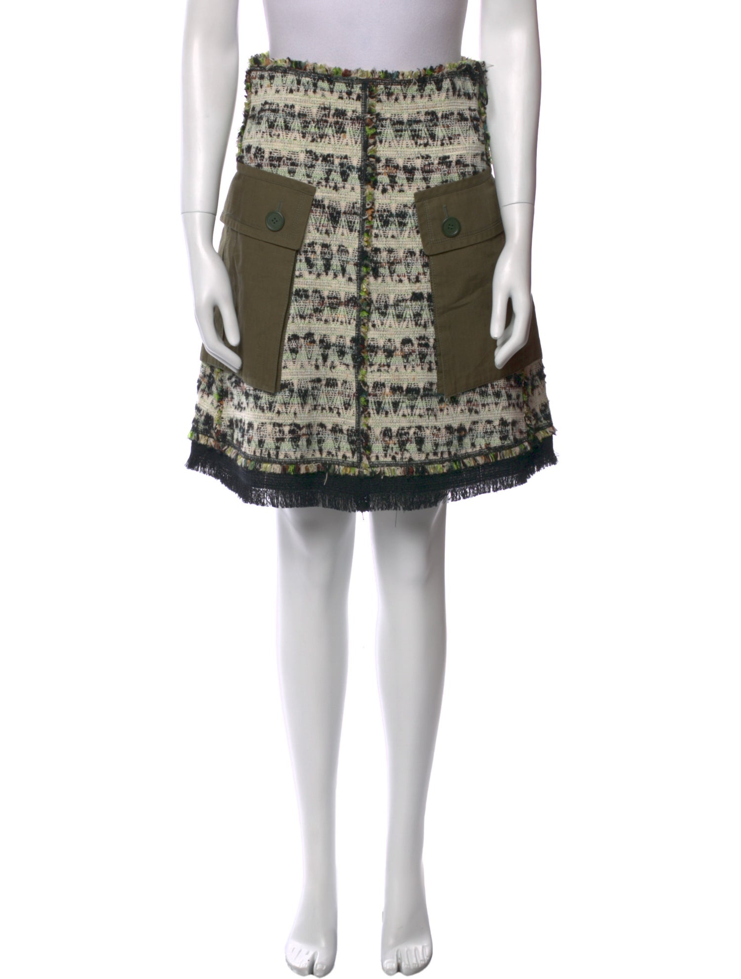 Louis Vuitton Vintage Knee-Length Skirt