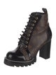 Louis Vuitton LV Monogram Lace-Up Boots