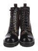 Louis Vuitton LV Monogram Lace-Up Boots
