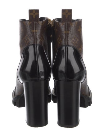 Louis Vuitton LV Monogram Lace-Up Boots