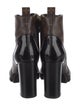 Louis Vuitton LV Monogram Lace-Up Boots