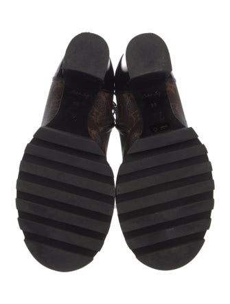 Louis Vuitton LV Monogram Lace-Up Boots