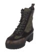 Louis Vuitton LV Monogram Nylon Combat Boots