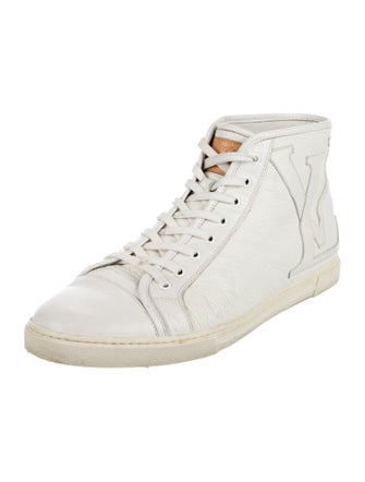 Louis Vuitton Leather Printed Sneakers