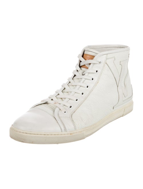 Louis Vuitton Leather Printed Sneakers