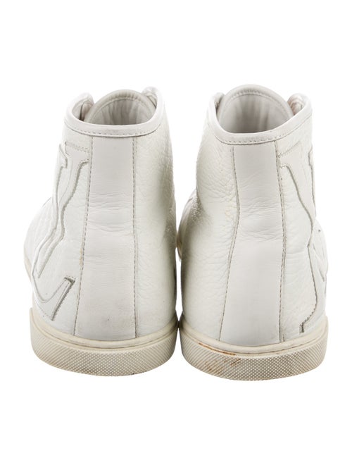 Louis Vuitton Leather Printed Sneakers