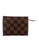 Louis Vuitton Damier Ebene Pattern Coated Canvas Victorine Wallet