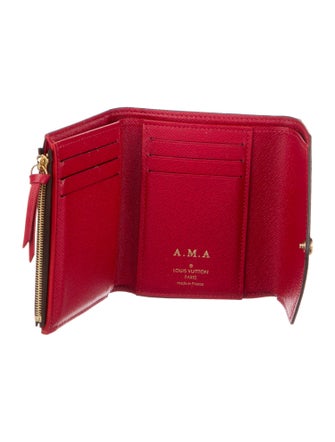 Louis Vuitton Damier Ebene Pattern Coated Canvas Victorine Wallet