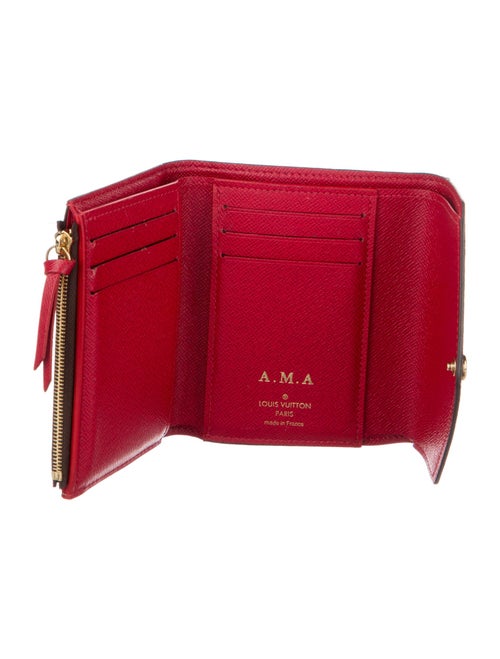 Louis Vuitton Damier Ebene Pattern Coated Canvas Victorine Wallet