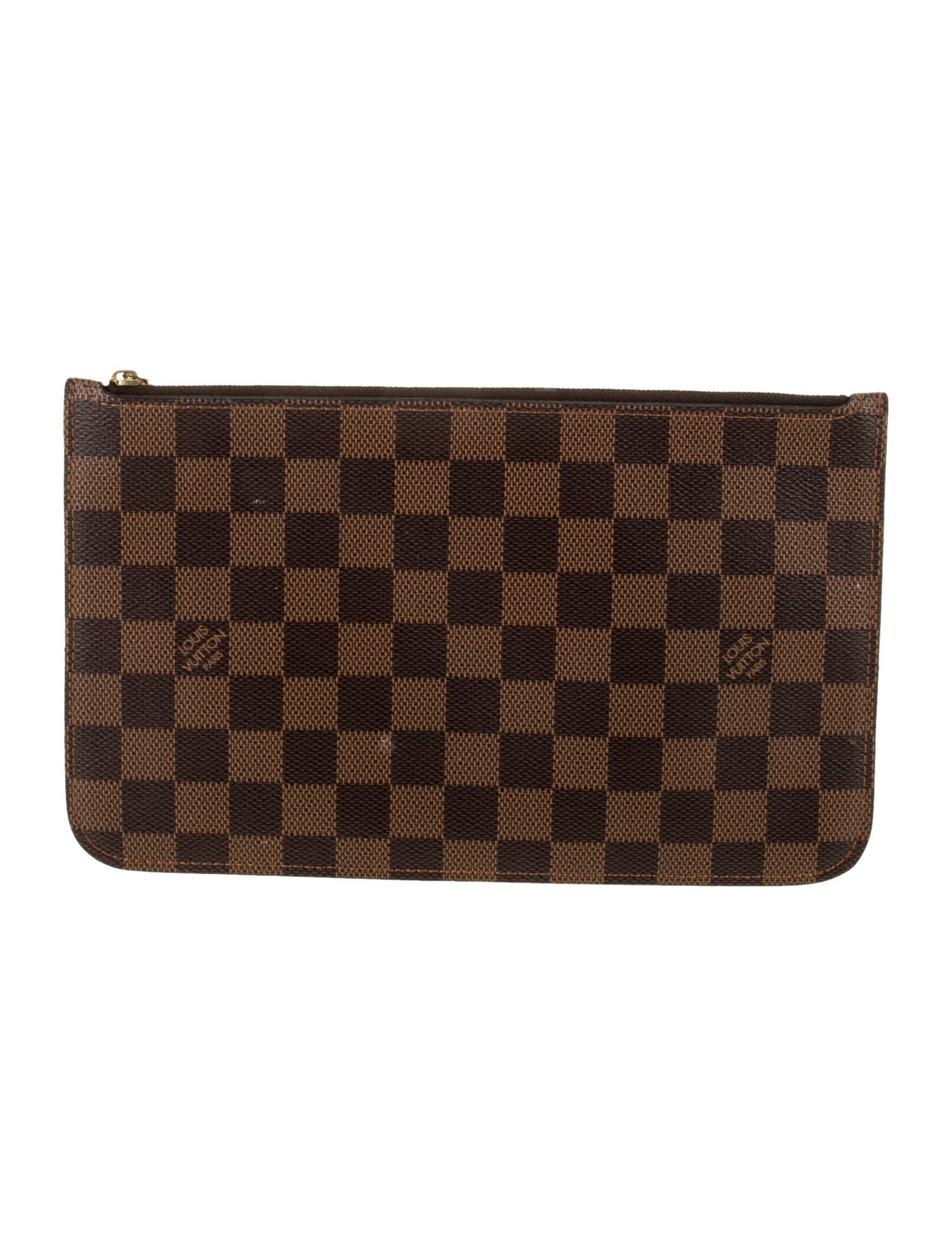 Louis Vuitton Damier Ebene Neverfull Pouch