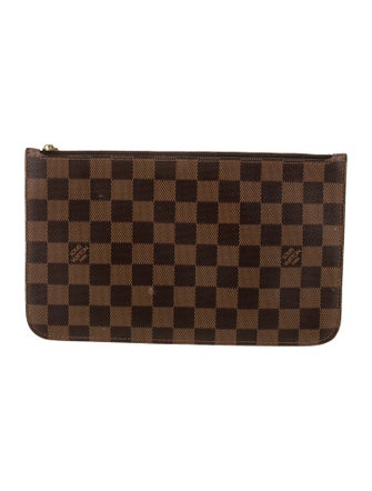 Louis Vuitton Damier Ebene Neverfull Pouch