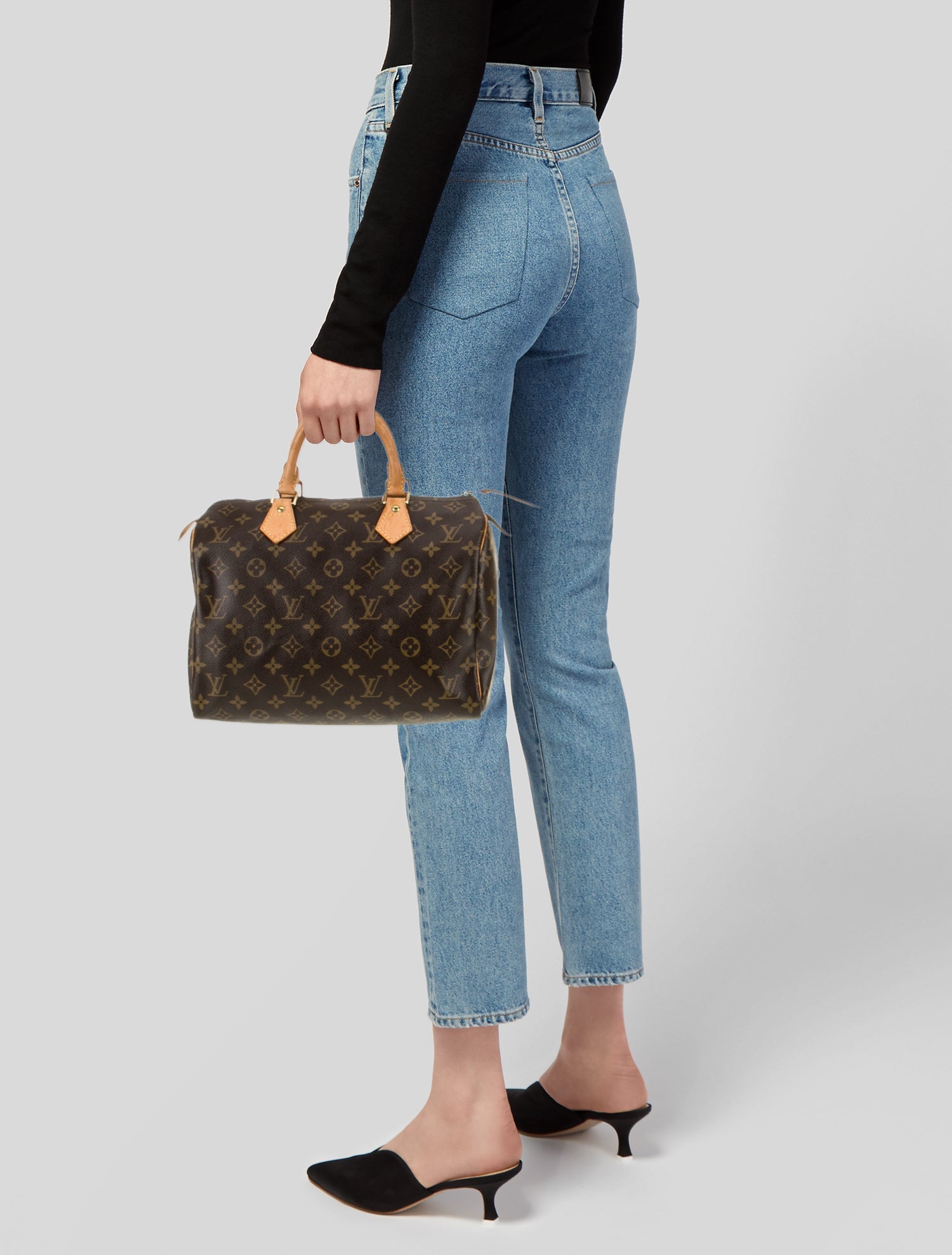 Louis Vuitton LV Monogram Speedy 30 Vintage