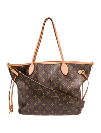 Louis Vuitton LV Monogram Neverfull Bandouliere Inside Out MM