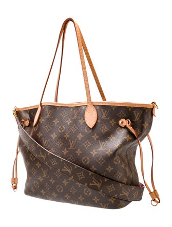 Louis Vuitton LV Monogram Neverfull Bandouliere Inside Out MM