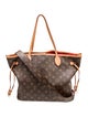 Louis Vuitton LV Monogram Neverfull Bandouliere Inside Out MM
