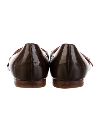 Louis Vuitton LV Monogram Patent Leather Flats