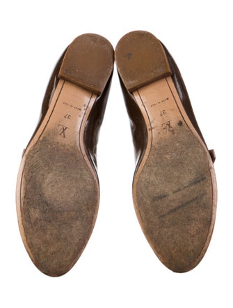 Louis Vuitton LV Monogram Patent Leather Flats