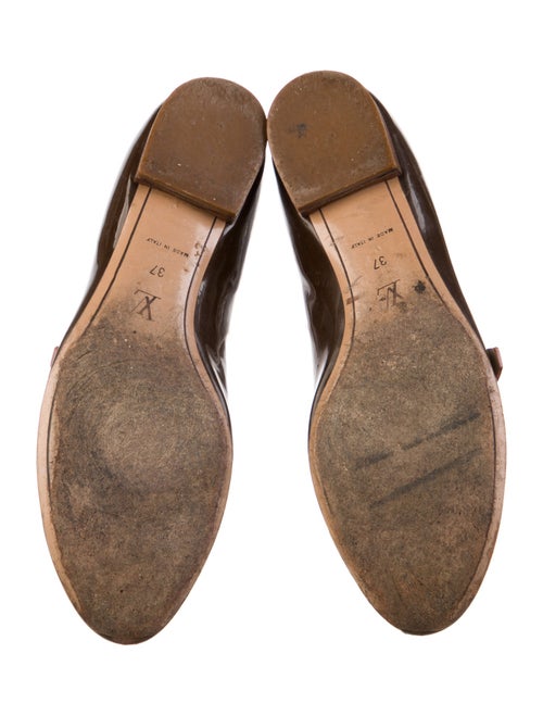 Louis Vuitton LV Monogram Patent Leather Flats