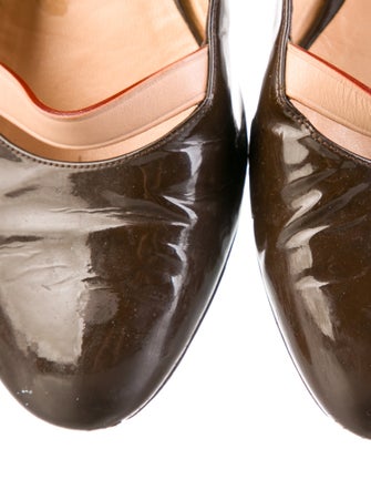 Louis Vuitton LV Monogram Patent Leather Flats
