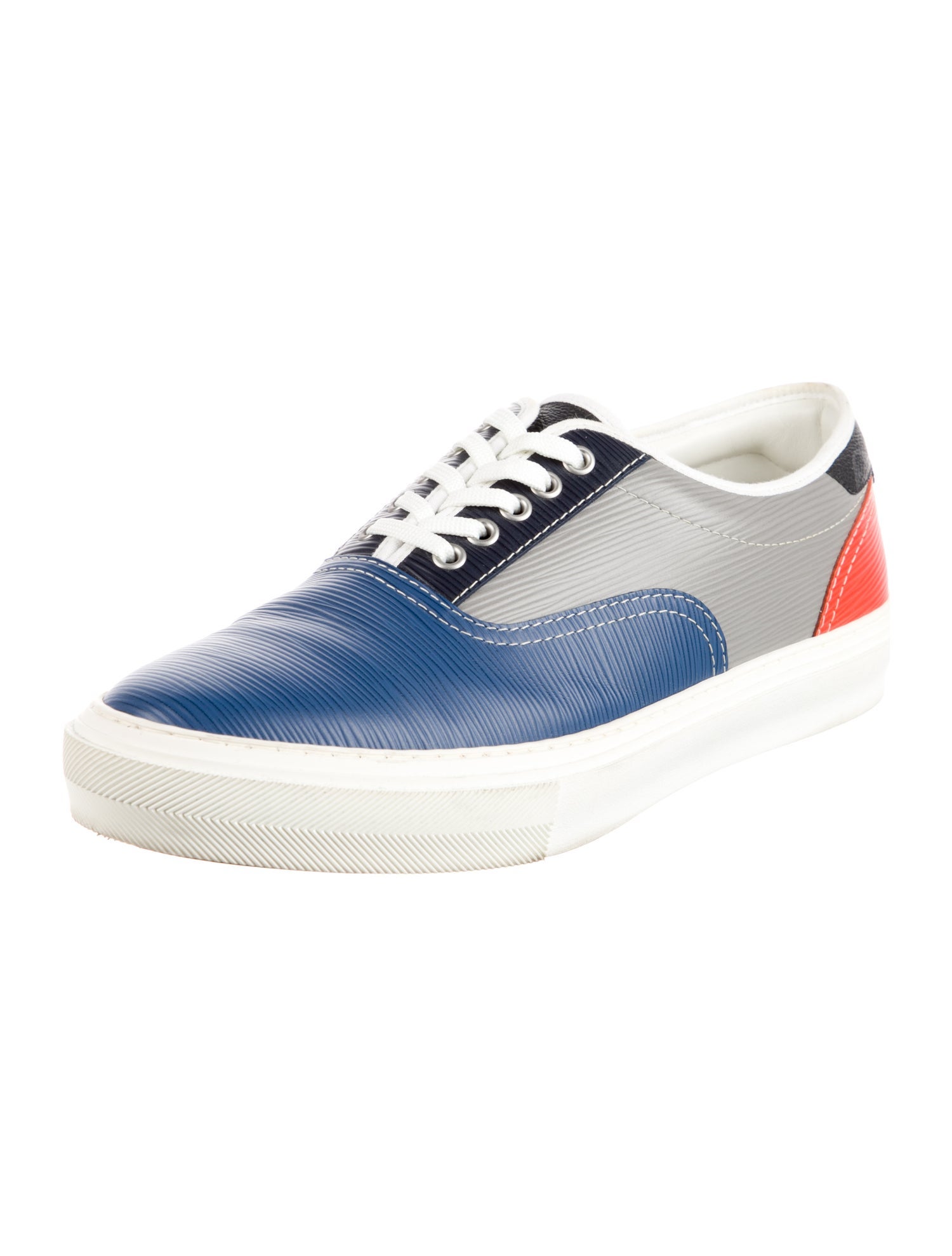 Louis Vuitton Colorblock Pattern Sneakers