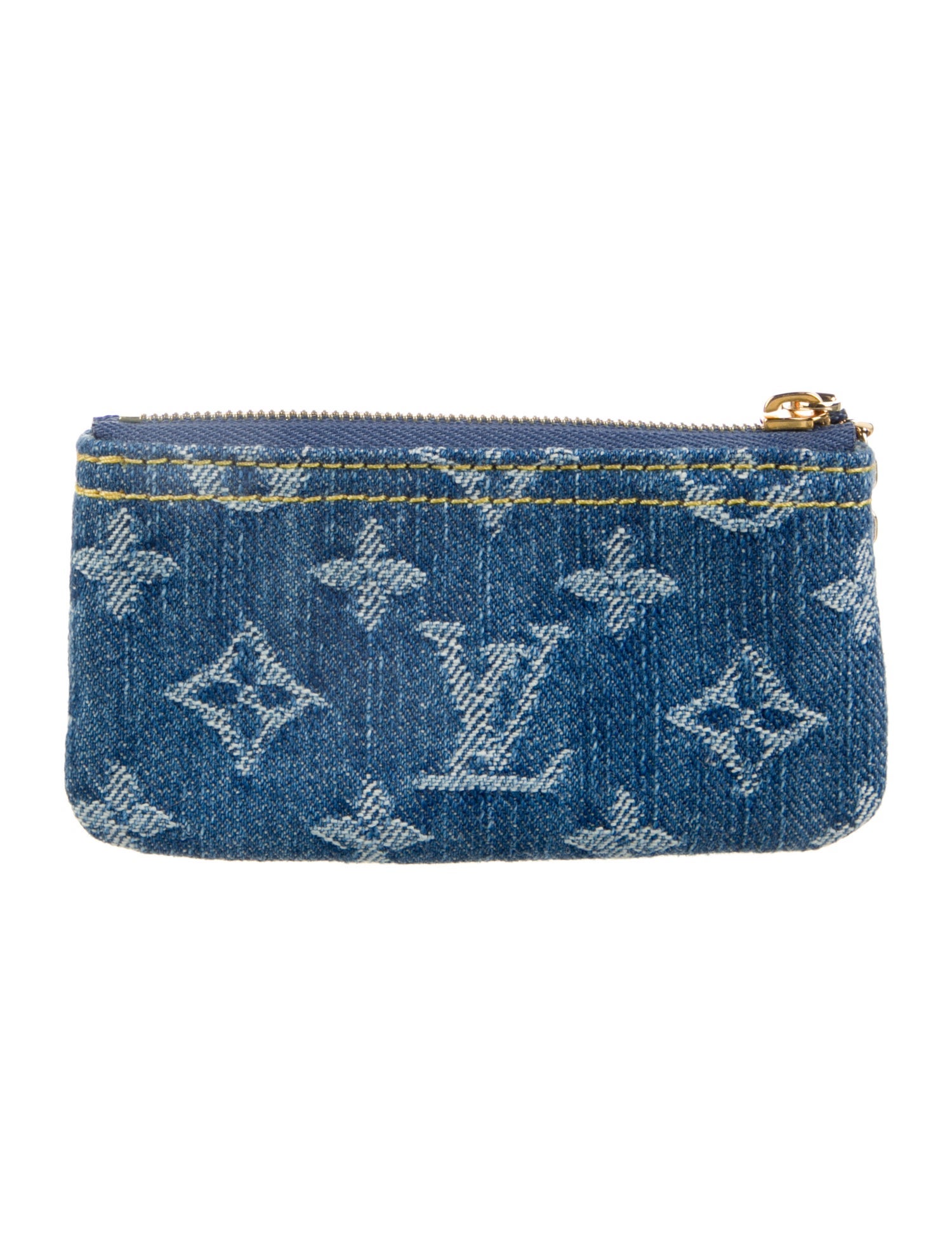 Louis Vuitton LV Monogram Denim Key Holder w/ Tags
