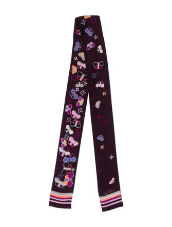 Louis Vuitton Papillon Silk Bandeau