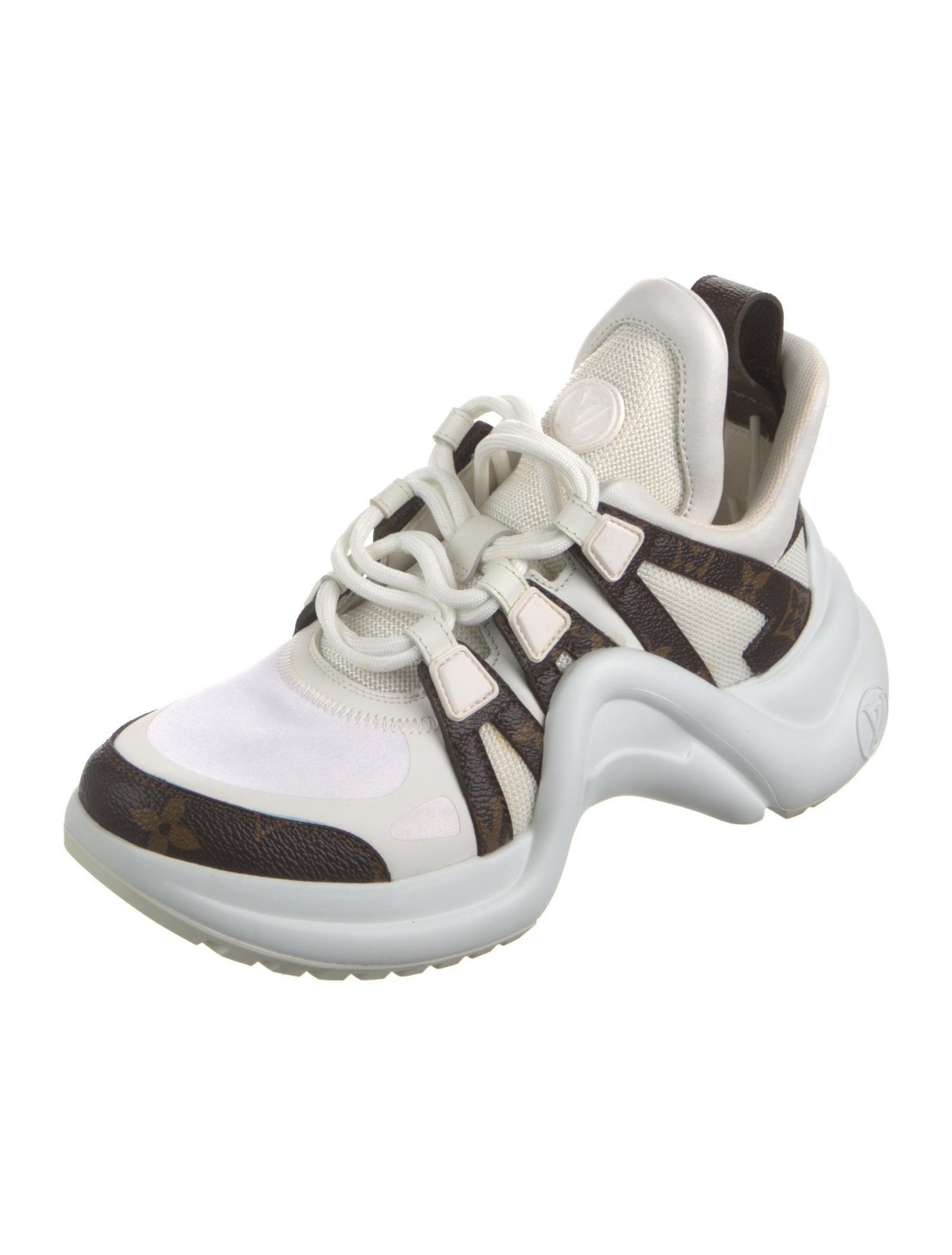 Louis Vuitton LV Monogram Leather Chunky Sneakers