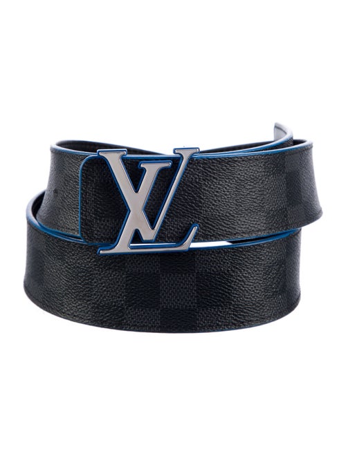 Louis Vuitton 2017 Damier Graphite Pattern Belt Kit