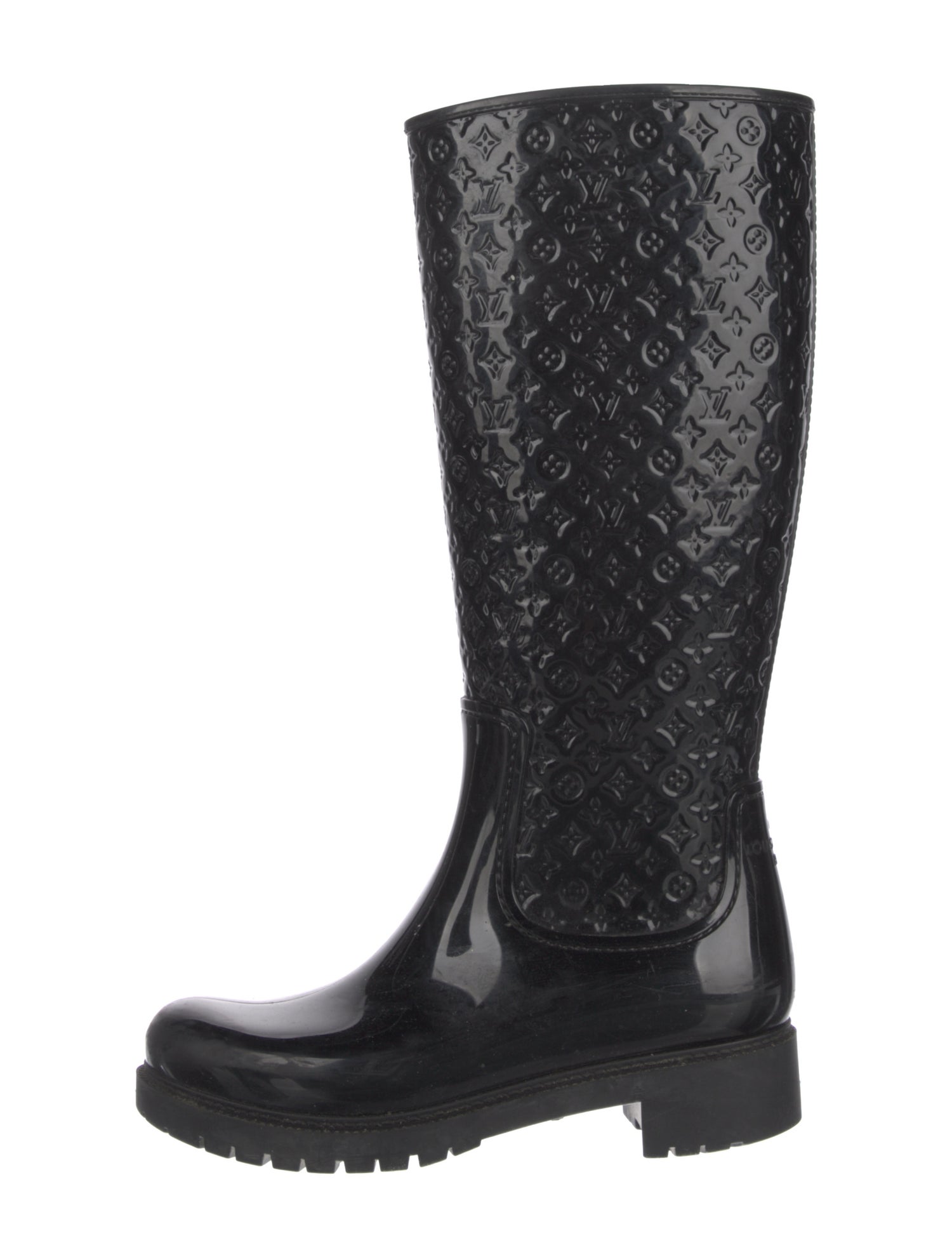 Louis Vuitton LV Monogram Rubber Rain Boots