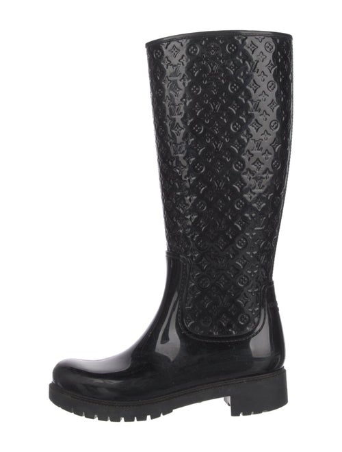 Louis Vuitton LV Monogram Rubber Rain Boots