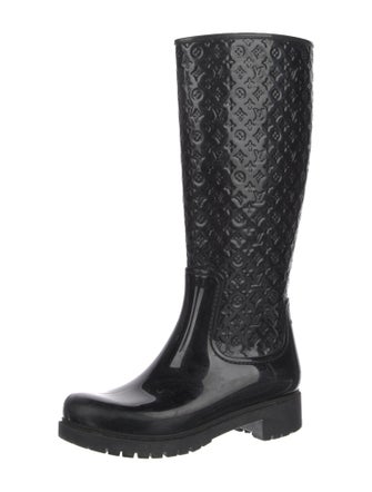 Louis Vuitton LV Monogram Rubber Rain Boots