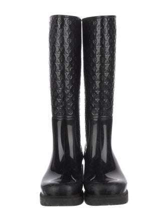 Louis Vuitton LV Monogram Rubber Rain Boots