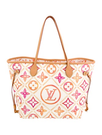Louis Vuitton Monogram Giant Tiles Neverfull w/Pouch MM 2024