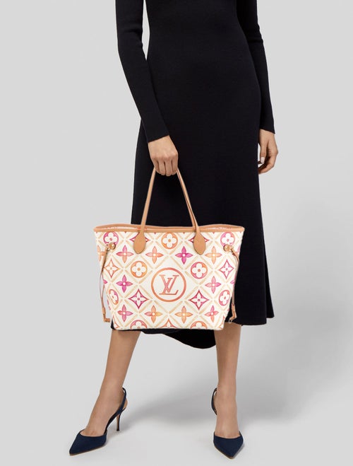 Louis Vuitton Monogram Giant Tiles Neverfull w/Pouch MM 2024